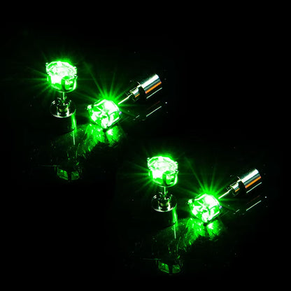 1/5Pair LED Earring Bar Club Glowing Earring Girl Women Ear Accessories Light up Bling Ear Stud Gogo Dance Fashion Jewelry