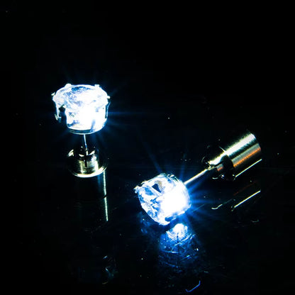 1/5Pair LED Earring Bar Club Glowing Earring Girl Women Ear Accessories Light up Bling Ear Stud Gogo Dance Fashion Jewelry